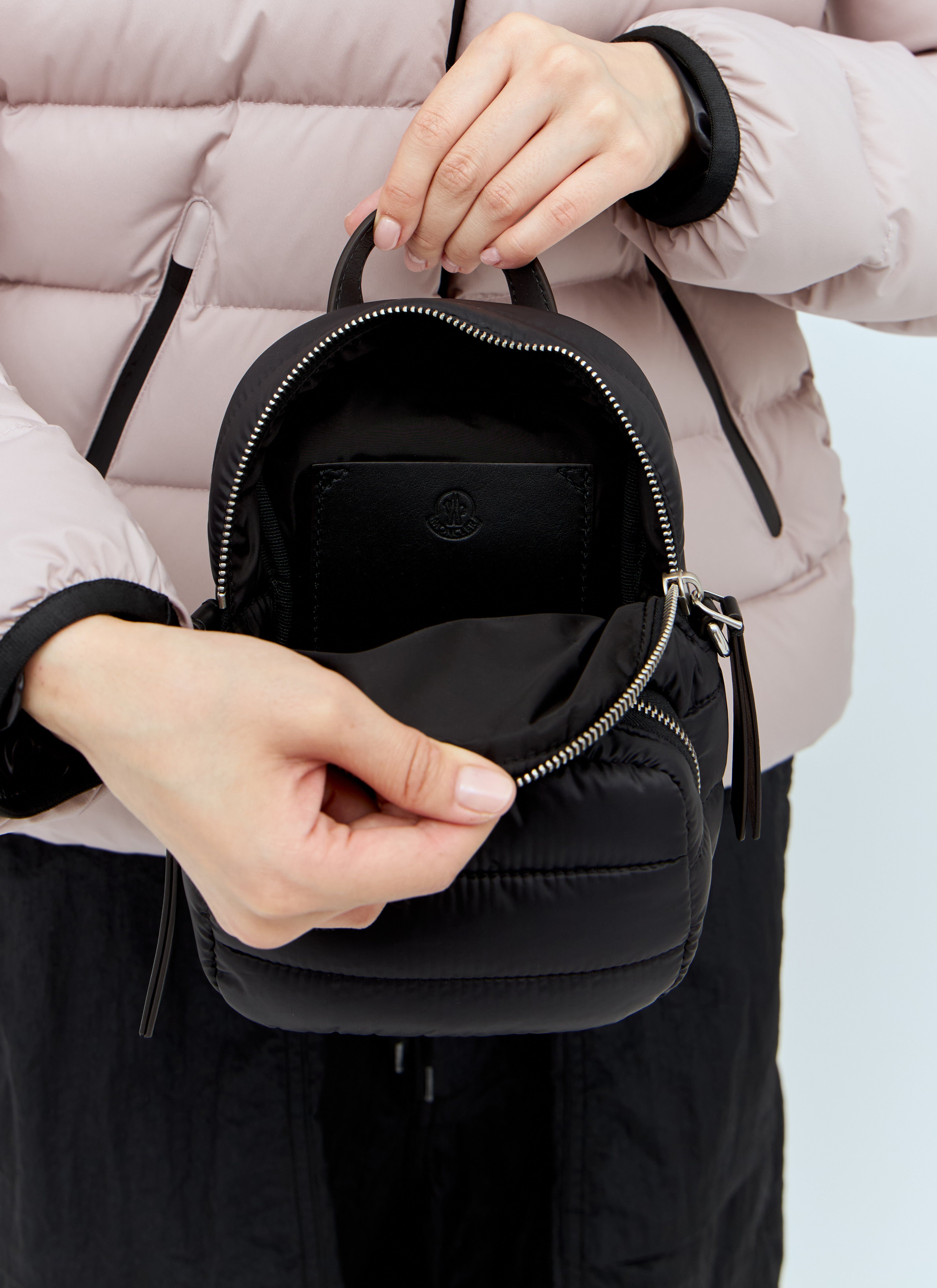 Black crossbody backpack clearance