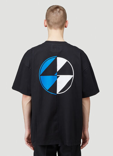 Reconstructed Split Logo T-Shirt The Salvages Reconstructed Split Logo T-Shirt Black slv0144003