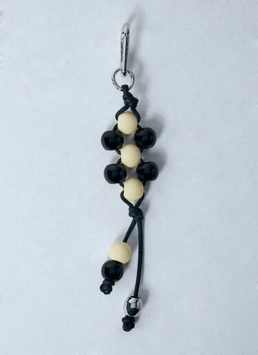 Lemaire Beaded Keyring Black lem0360001