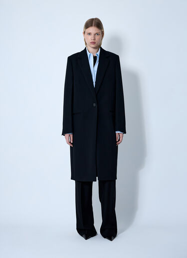 TOTEME Classic Tailored Coat Black tot0261043