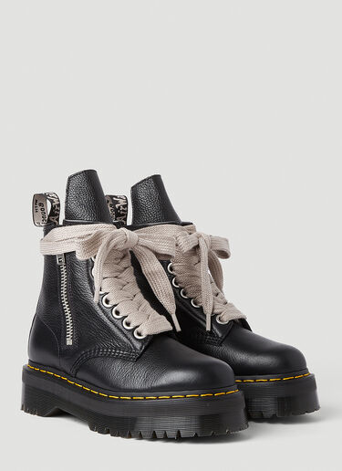 Rick Owens x Dr. Martens Jumbo Laced Boots Black rod0250001