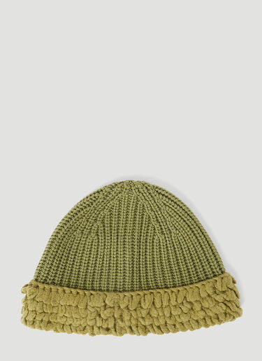 Moncler Salehe Bembury Wool Beanie Hat Green msb0354004