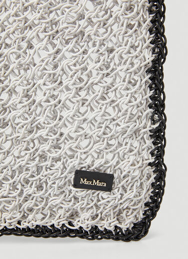 Max Mara 필렛 우븐 토트백 화이트 max0248011