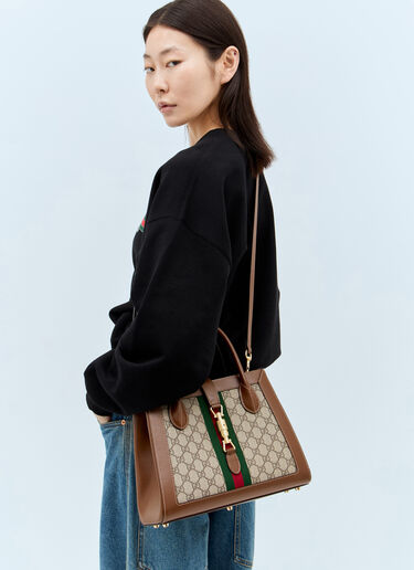 Gucci Jackie 1961 中号托特包 棕色 guc0257122
