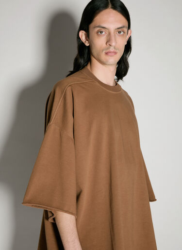 Rick Owens DRKSHDW トミー T Tシャツ  ブラウン drk0156016