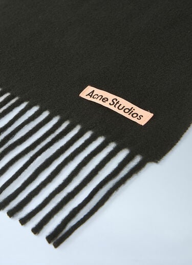 LN-CC® - Acne Studios: 细长围巾 - 黑色 Acne Studios 细长围巾 黑色 acn0253051