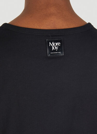 More Joy Embroidered Long Sleeve T-Shirt Black mjy0347014