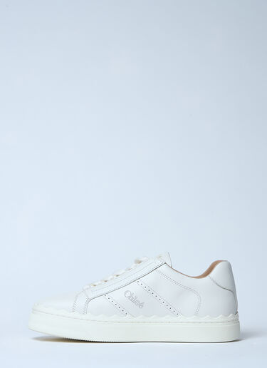 Chloé Lauren Leather Sneakers White chl0259054