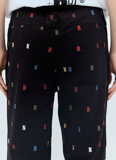 thisisneverthat® 자수 이지 팬츠 블랙 tsn0156006