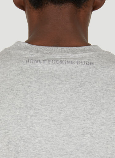 Honey Fucking Dijon マイティリアルTシャツ グレー hdj0350006