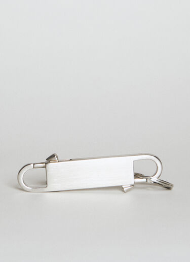 Rick Owens Gemini Keychain Silver ric0155039