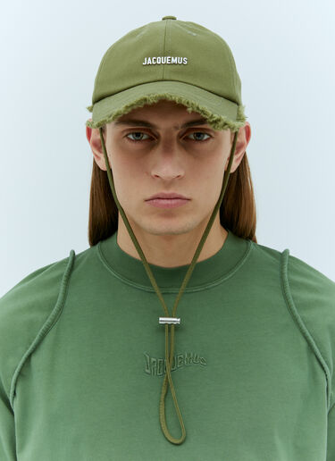 Jacquemus La Casquette Artichaut Baseball Cap Green jac0156022