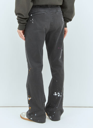 Gallery Dept. Flared Chino Pants Black gdp0158042