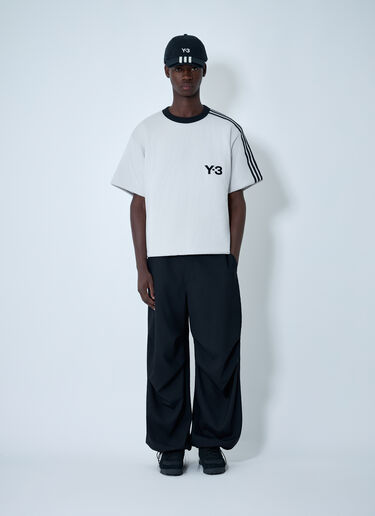 Y-3 Padded Logo Motif T-Shirt White yyy0162008