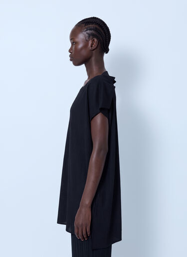 LN-CC® - Pleats Please Issey Miyake: A-Poc Slice Shirt - Black Pleats Please Issey Miyake A-Poc Slice Shirt Black plp0266006