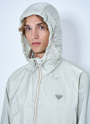 Prada High-Neck Zip Jacket White pra0165005