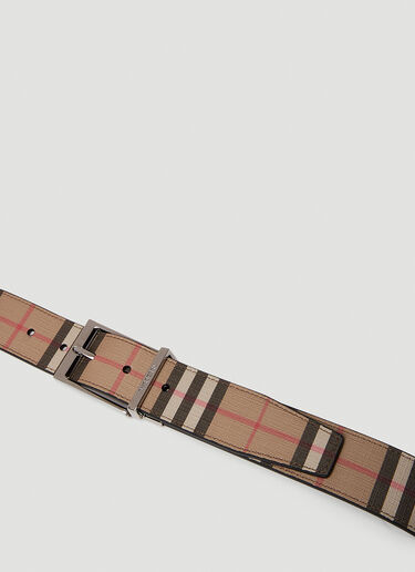 Louis Check Belt Burberry Louis Check Belt Beige bur0151118