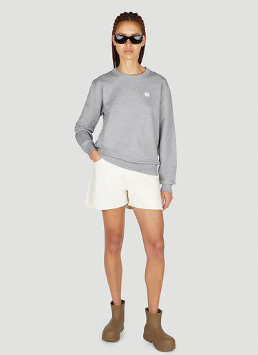 Acne Studios 페이스 패치 스웨트셔츠 그레이 acn0251034
