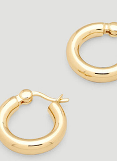 Tom Wood Classic Hoop Earrings Gold tmw0248003