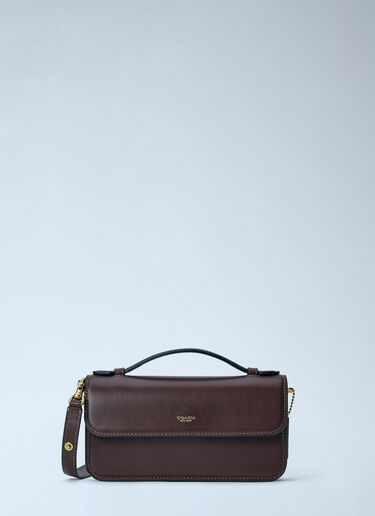 LN-CC® - Coach: New York Elora Top Handle Crossbody Bag - Brown Coach New York Elora Top Handle Crossbody Bag Brown coa0266031