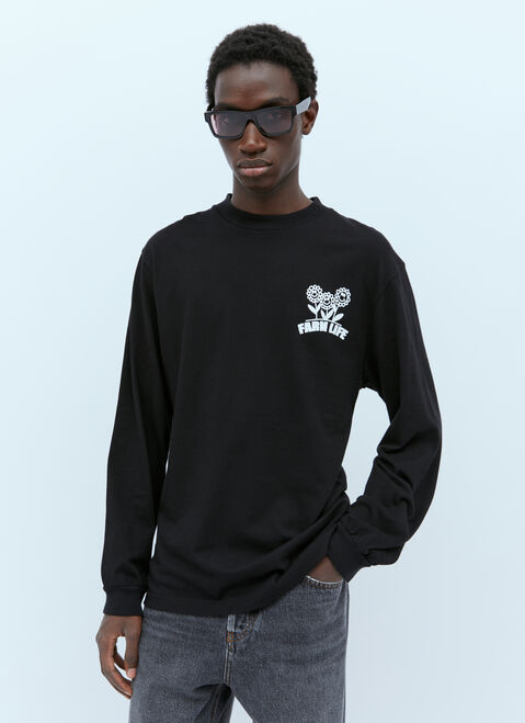 Gucci Farm Life T-Shirt Black guc0253069