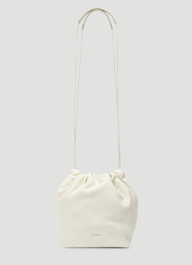 Jil Sander Small Drawstring Shoulder Bag Natural jil0243034