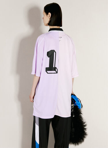 Martine Rose Half And Half Football Top Lilac mtr0255008