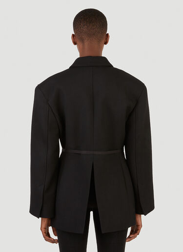 Jacquemus Double-Breasted Blazer Black jac0246028