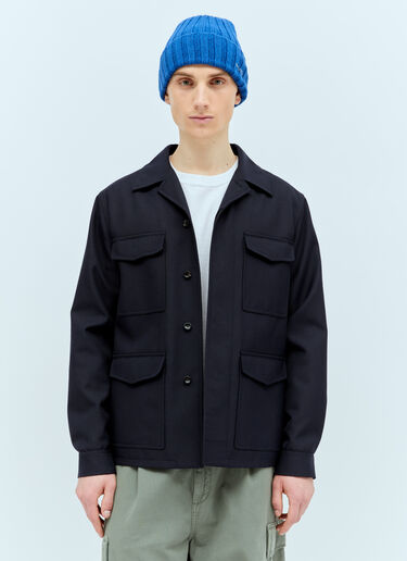 Visvim 울 비니 햇 블루 vis0154012