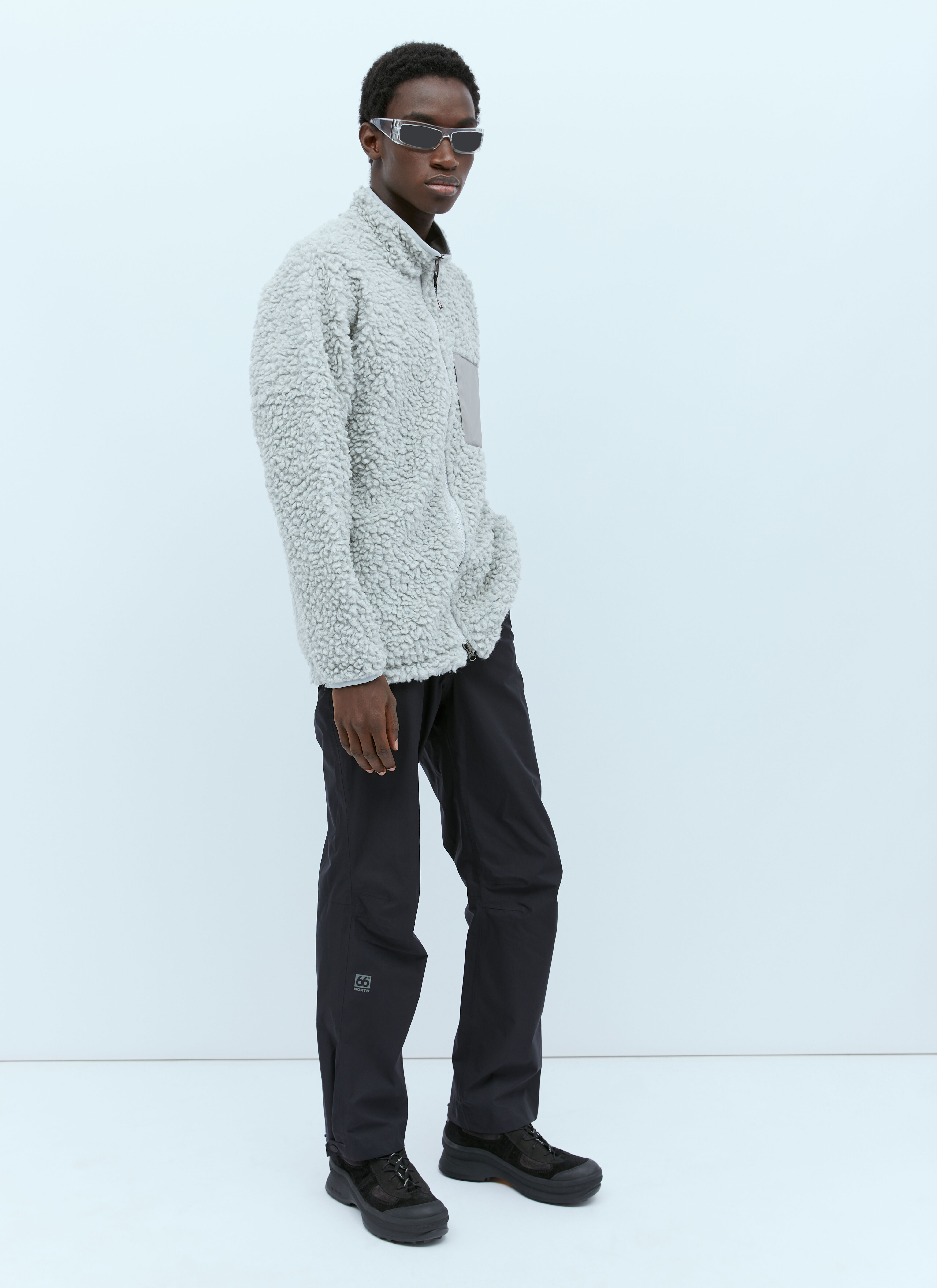 Track pant clearance with front zip