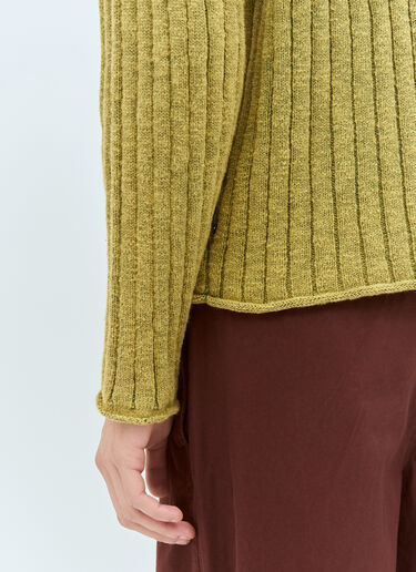 Stüssy Ribbed Crewneck Sweater Green sts0159004