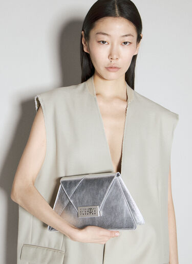 Medium Numeric Shoulder Bag MM6 Maison Margiela Medium Numeric Shoulder Bag Silver mmm0254022