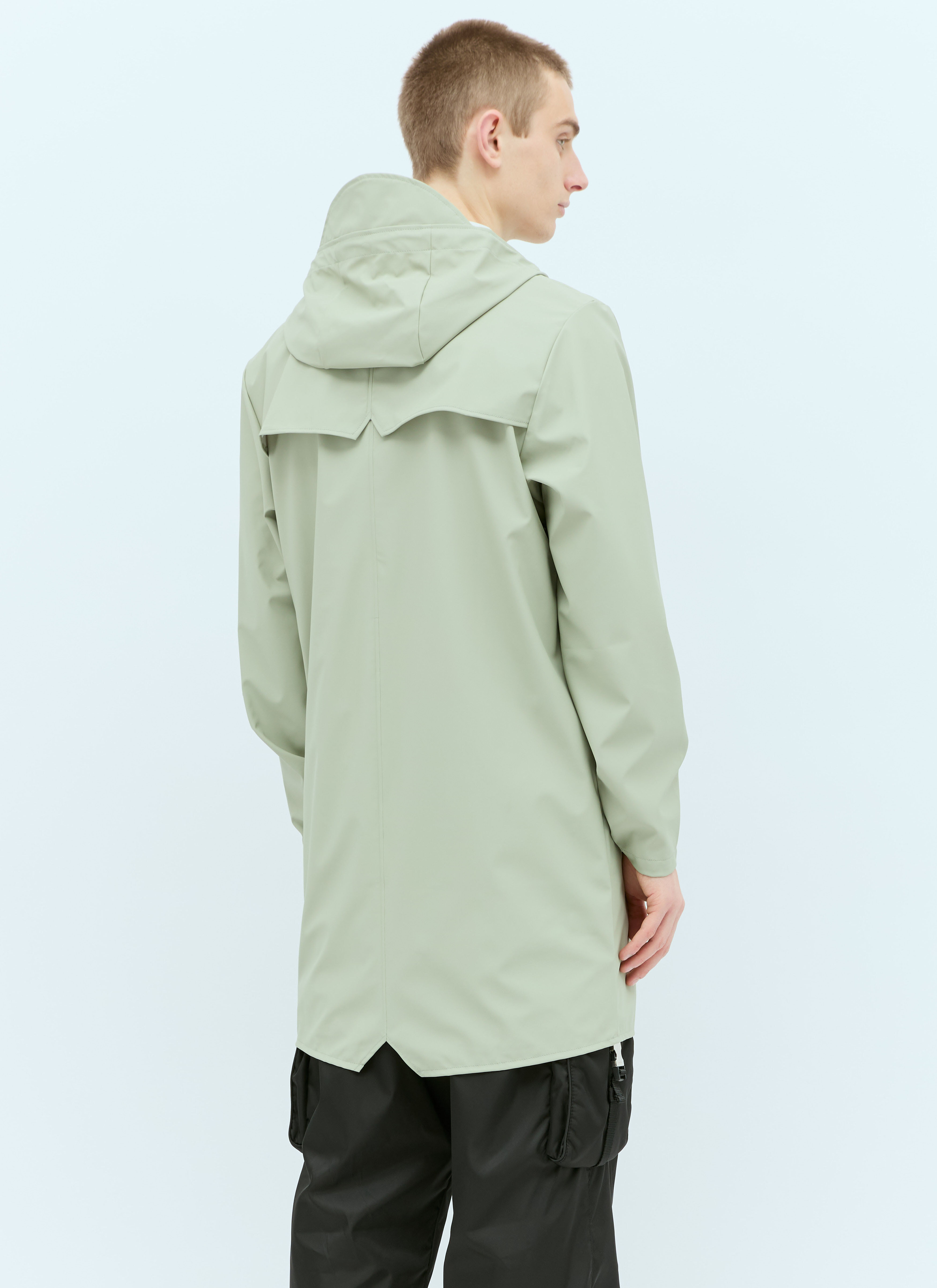 Rains Men s Lightweight Long Jacket in Green LN CC