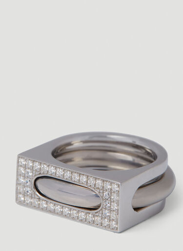 Tom Wood Cage Ring Silver tmw0352003