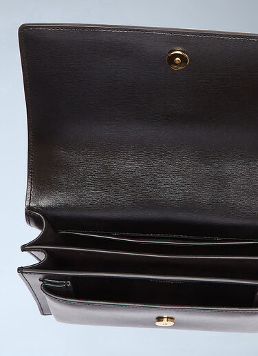 Saint Laurent Sunset Chain Shoulder Bag Black sla0233062