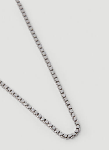 Tom Wood Square Chain Necklace Silver tmw0349013