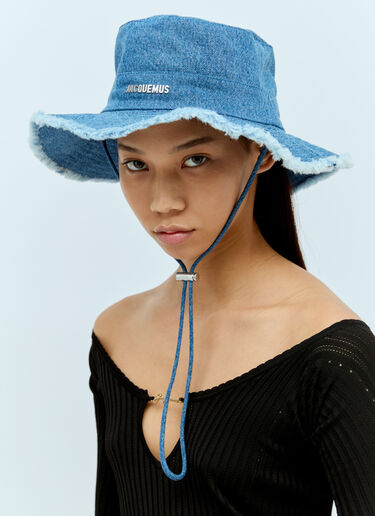 Jacquemus Le Bob Artichaut Bucket Hat Blue jac0356004