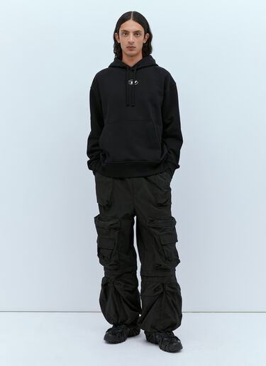 Diesel S-막스 후드 스웨트셔츠 블랙 dsl0153001