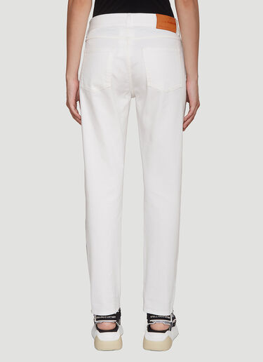 Stella McCartney Logo Stripe Jeans White stm0239016