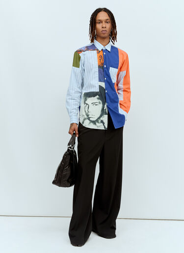 Comme des Garçons SHIRT x Andy Warhol Patchwork Shirt Blue cdg0156003