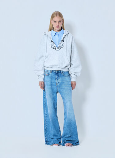 Alexander Wang Shirt Dickie Layered Hoodie Grey awg0264009