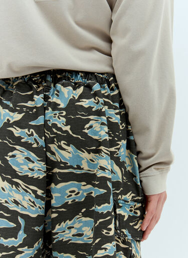 Acne Studios Printed Ripstop Shorts Black acn0157010