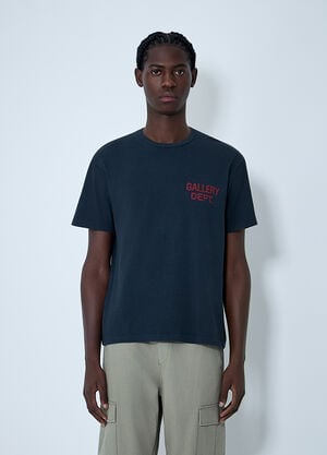 Gallery Dept. Logo Motif T-Shirt Black gdp0162001