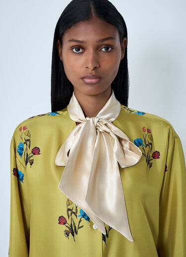 Marni Silk Shirt Yellow mni0262001