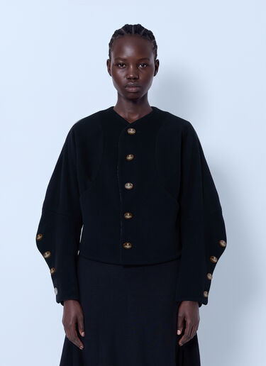 LN-CC® - Vivienne Westwood: Pourpoint Jacket - Black Vivienne Westwood Pourpoint Jacket Black vvw0266001