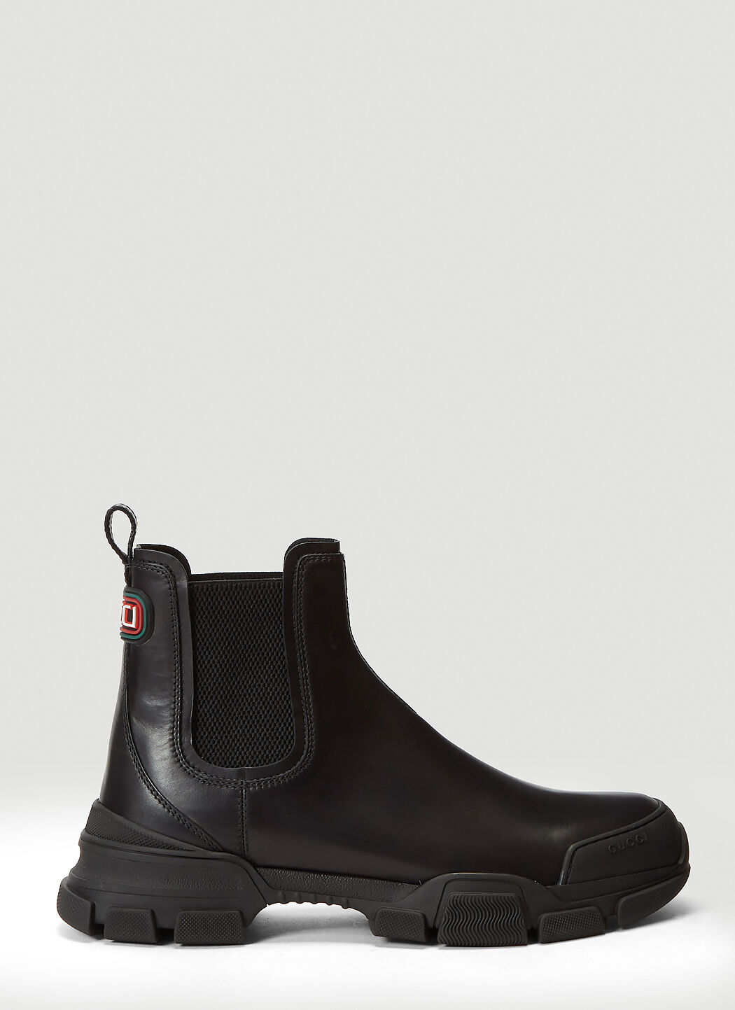Gucci Leon Chelsea Boots in Black LN CC