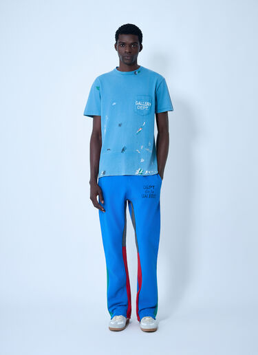 Gallery Dept. Logo Motif T-Shirt Light Blue gdp0160017