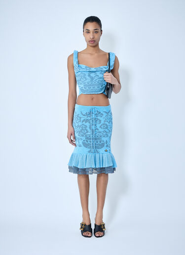 Vivienne Westwood Julia Medium Skirt Blue vvw0264015