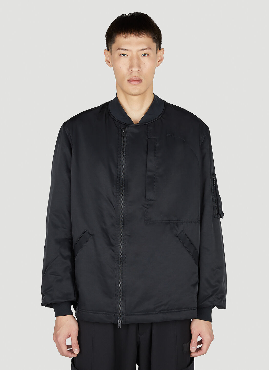 Y-3 Utility Bomber Jacket in Black | LN-CC