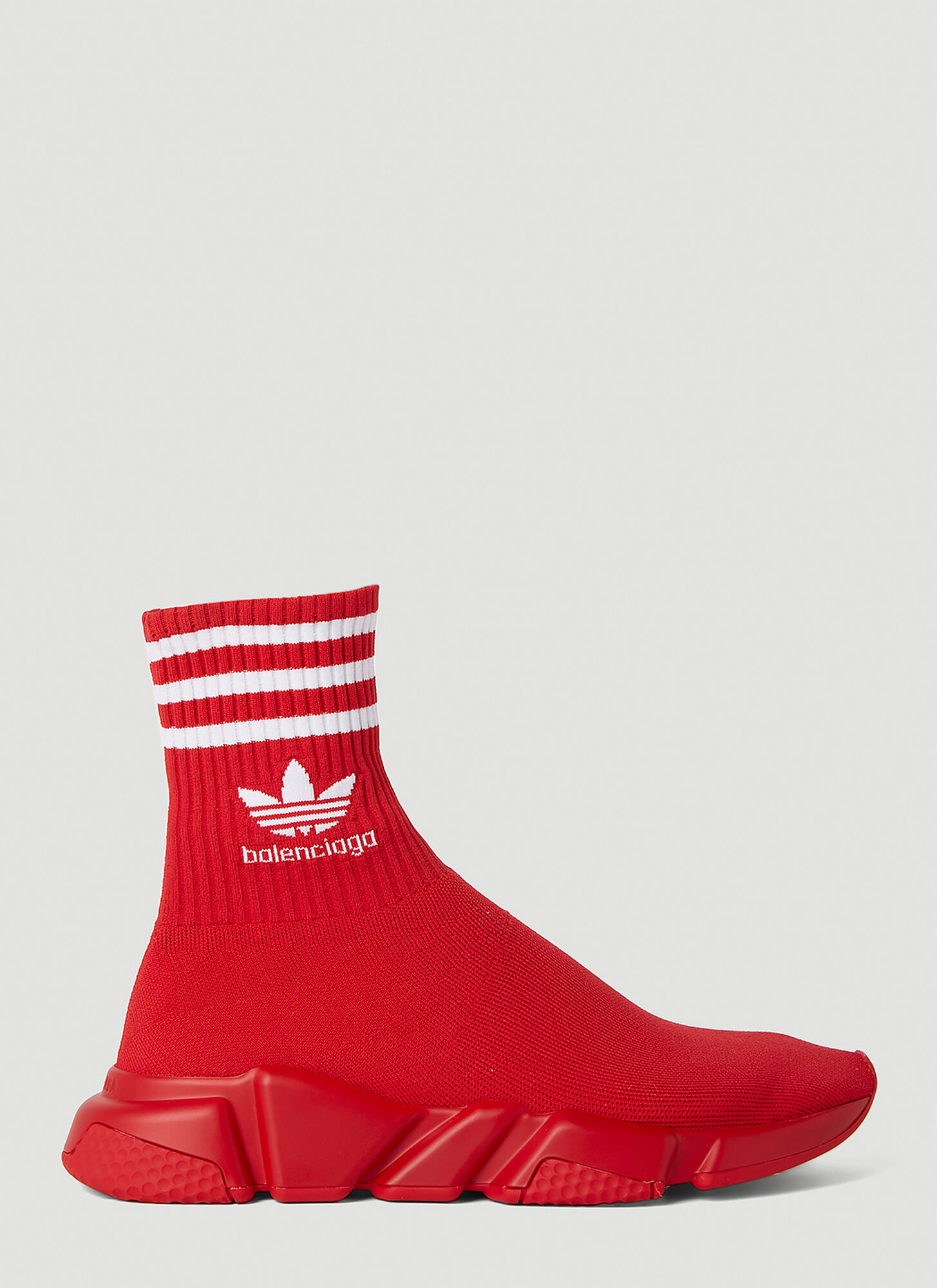 Adidas X Balenciaga Speed Trainers In Red
